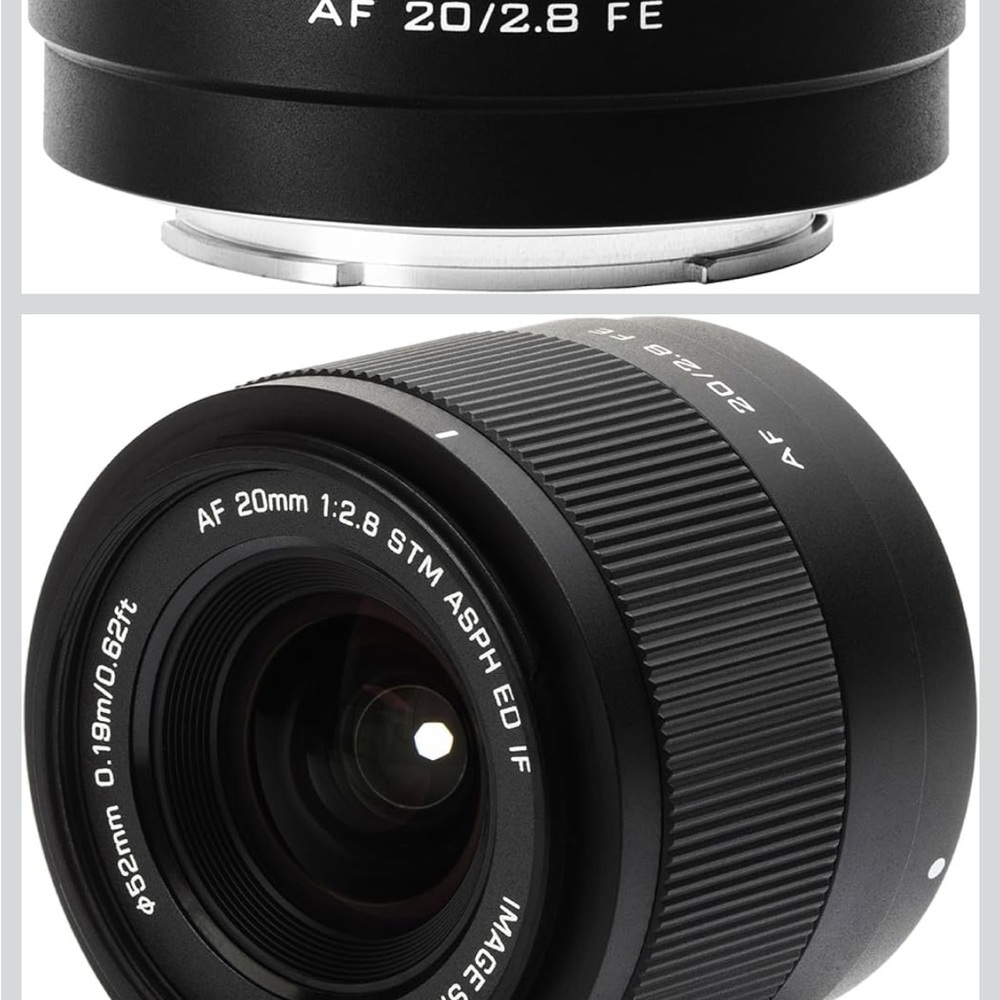 Viltrox 20mm F2.8 FE Full Frame AF Wide Angle for Sony Camera Lens - Picture 12 of 15